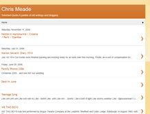 Tablet Screenshot of chrismeade.blogspot.com