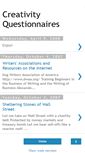 Mobile Screenshot of creativityquestionnaires.blogspot.com