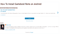 Tablet Screenshot of how-to-install-gameboid-roms-android.blogspot.com
