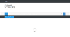 Desktop Screenshot of jehovahs-witness-news.blogspot.com