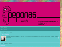 Tablet Screenshot of peponasmoda.blogspot.com