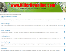 Tablet Screenshot of killerdownlineteam.blogspot.com