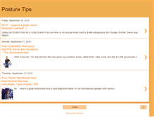 Tablet Screenshot of posturetips.blogspot.com