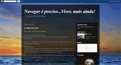 Desktop Screenshot of navegandoemvida.blogspot.com