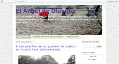 Desktop Screenshot of elangeldeolavide.blogspot.com