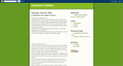 Desktop Screenshot of encuentroscristianos.blogspot.com