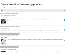 Tablet Screenshot of bankofamericarates.blogspot.com