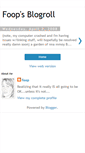 Mobile Screenshot of foopsblogroll.blogspot.com