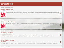 Tablet Screenshot of advicehorse.blogspot.com