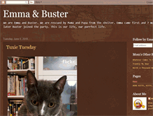 Tablet Screenshot of emmaandbuster.blogspot.com