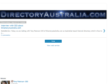 Tablet Screenshot of directoryaustralia.blogspot.com