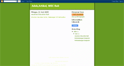 Desktop Screenshot of adekwec.blogspot.com