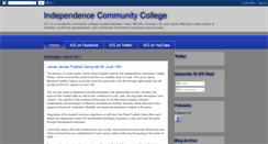 Desktop Screenshot of independencecommunitycollege.blogspot.com