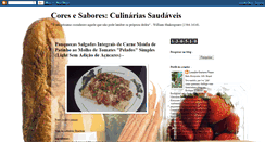 Desktop Screenshot of coresesaboresculinaria.blogspot.com