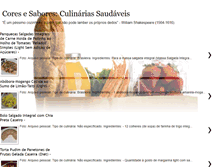 Tablet Screenshot of coresesaboresculinaria.blogspot.com