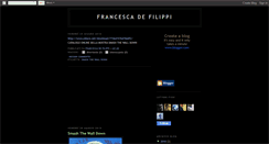 Desktop Screenshot of francescadefilippi.blogspot.com