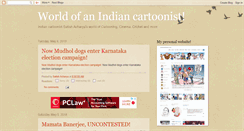 Desktop Screenshot of cartoonistsatish.blogspot.com