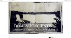Desktop Screenshot of domestique-scientifique.blogspot.com