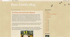 Desktop Screenshot of beanfamilyadventures.blogspot.com