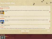 Tablet Screenshot of beanfamilyadventures.blogspot.com