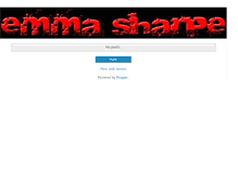 Tablet Screenshot of emmasharpe.blogspot.com