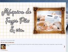 Tablet Screenshot of maquinadefazerpao.blogspot.com