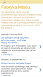 Mobile Screenshot of fabrykamiodu.blogspot.com