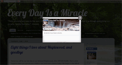 Desktop Screenshot of marie-everydaymiracle.blogspot.com