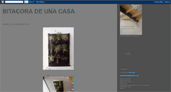 Desktop Screenshot of bitacoradeunacasa.blogspot.com