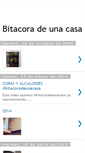 Mobile Screenshot of bitacoradeunacasa.blogspot.com