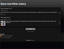 Tablet Screenshot of blackandwhitegallerys.blogspot.com