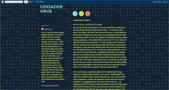 Desktop Screenshot of coxsackievirus.blogspot.com