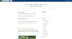 Desktop Screenshot of ozarksdrafthorseassociation.blogspot.com