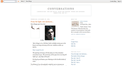 Desktop Screenshot of conversationist.blogspot.com