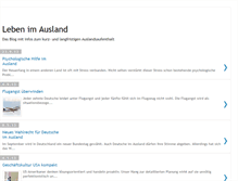 Tablet Screenshot of leben-im-ausland.blogspot.com