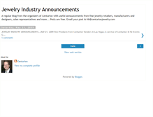 Tablet Screenshot of jewelry-industry-announcements.blogspot.com