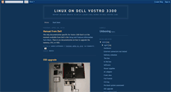 Desktop Screenshot of linuxonvostro3300.blogspot.com