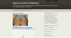 Desktop Screenshot of iskconsantodomingo.blogspot.com