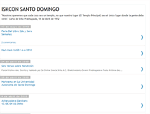 Tablet Screenshot of iskconsantodomingo.blogspot.com