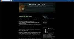 Desktop Screenshot of followthelion.blogspot.com