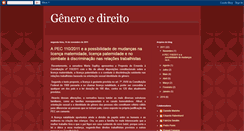 Desktop Screenshot of generoedireito.blogspot.com