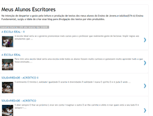 Tablet Screenshot of meusalunosescritores.blogspot.com