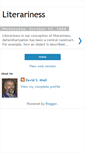 Mobile Screenshot of onliterariness.blogspot.com