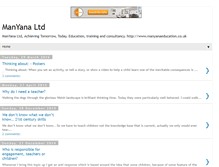Tablet Screenshot of manyana-education.blogspot.com