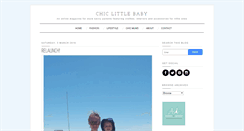 Desktop Screenshot of chiclittlebaby.blogspot.com