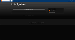 Desktop Screenshot of aguilera13.blogspot.com