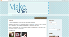 Desktop Screenshot of makingovermum.blogspot.com