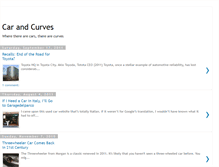 Tablet Screenshot of car-and-curves.blogspot.com