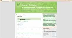 Desktop Screenshot of docentesreciclados.blogspot.com