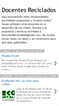 Mobile Screenshot of docentesreciclados.blogspot.com